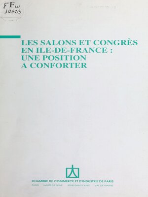 cover image of Les Salons et congrès en Île-de-France